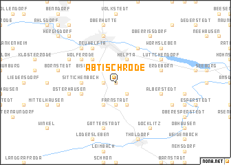 map of Abtischrode