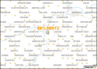 map of Abtlöbnitz