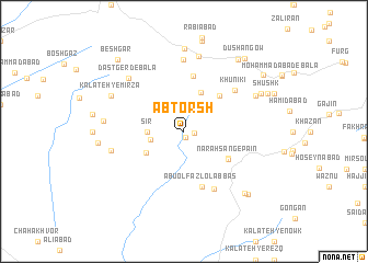 map of Āb Torsh