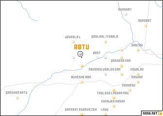 map of Ābtū