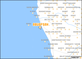 map of Abū ‘Afşah