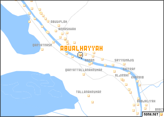 map of Abū al Ḩayyah