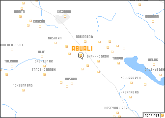 map of Abū ‘Alī