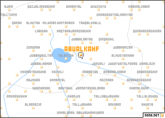 map of Abū al Kahf