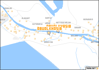 map of Abū al Khaşīb