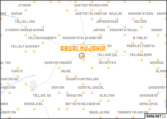 map of Abū al Mujāhir