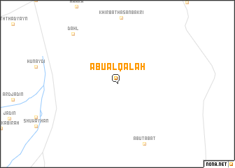 map of Abū al Qal‘ah