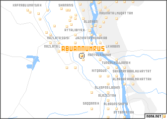 map of Abū an Numrus