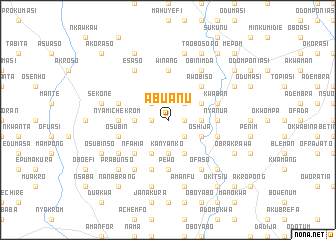 map of Abuanu