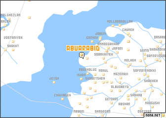map of Abū ‘Arābīd