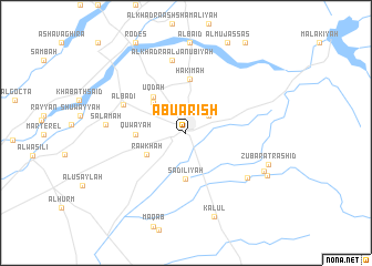 map of Abū ‘Arīsh