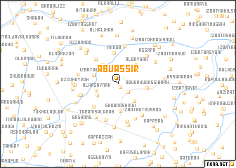 map of Abū aş Şīr