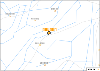 map of Abū ‘Awn