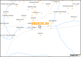 map of Abū ‘Azālah