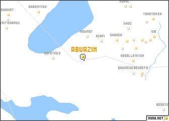 map of Abū ‘Az̧īm