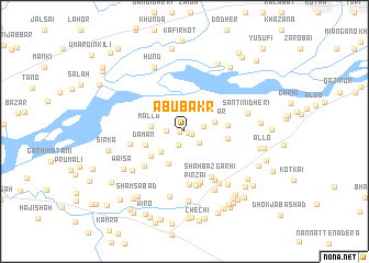 map of Abū Bakr