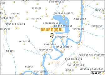 map of Abū Boqqāl