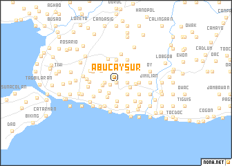 map of Abucay Sur