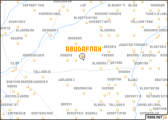 map of Abū Dafnah