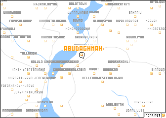 map of Abū Daghmah