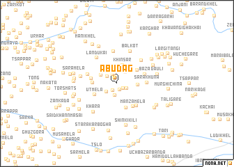 map of Abūdāg