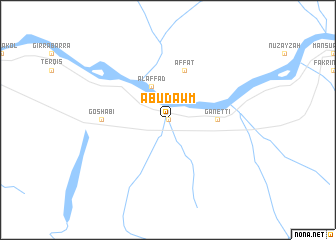 map of Abū Dawm