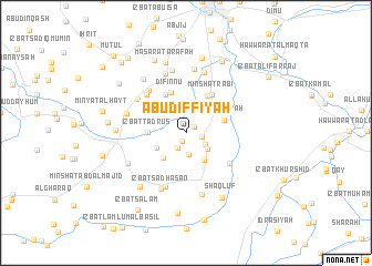 map of Abū Diffīyah