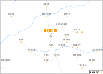 map of Abudom
