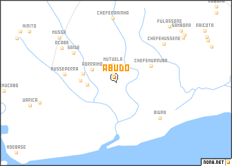 map of Abudo