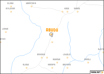 map of Abudu