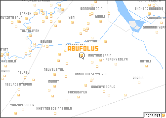 map of AbūFolūs