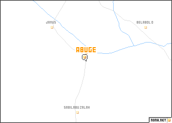 map of Abugé