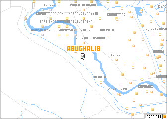 map of Abū Ghālib