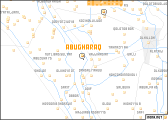 map of Abū Gharaq