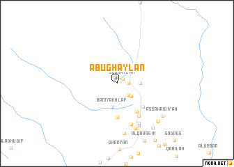 map of Abū Ghaylān