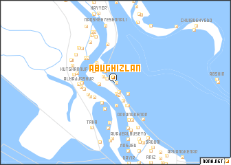 map of Abū Ghizlān