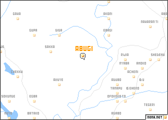 map of Abugi