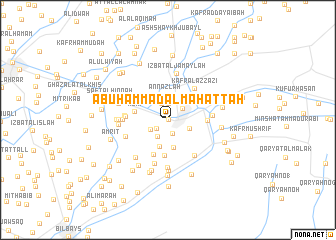 map of Abū Ḩammād al Maḩaţţah