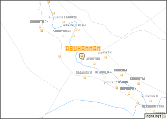 map of Abū Ḩammām