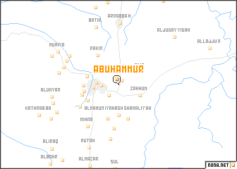 map of Abū Ḩammūr