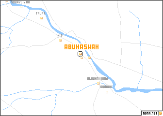 map of Abū Ḩaşwah