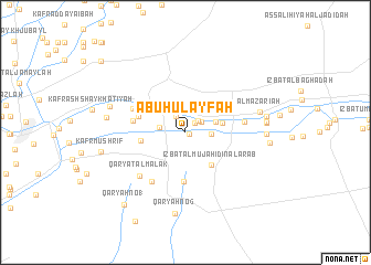 map of Abū Ḩulayfah