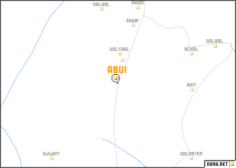 map of Abui
