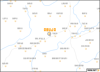 map of Abuja