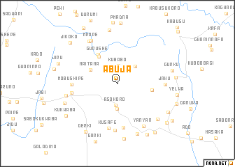 map of Abuja