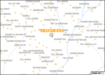 map of Abū Kabīrah