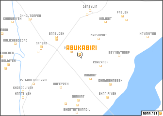 map of Abu Kabīrī