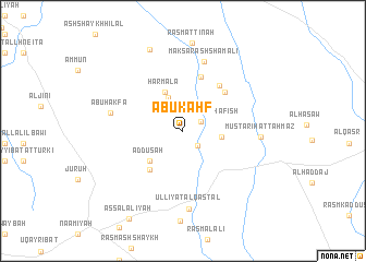 map of Abū Kahf