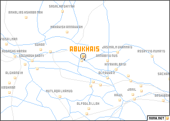 map of Abū Khāʼis