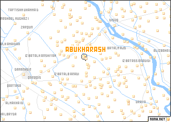 map of Abū Kharāsh